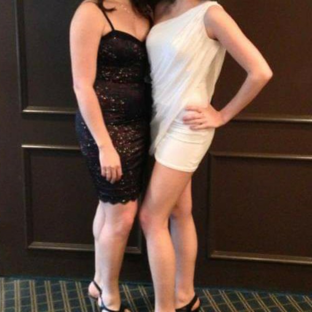 BCBG One Shoulder Dress